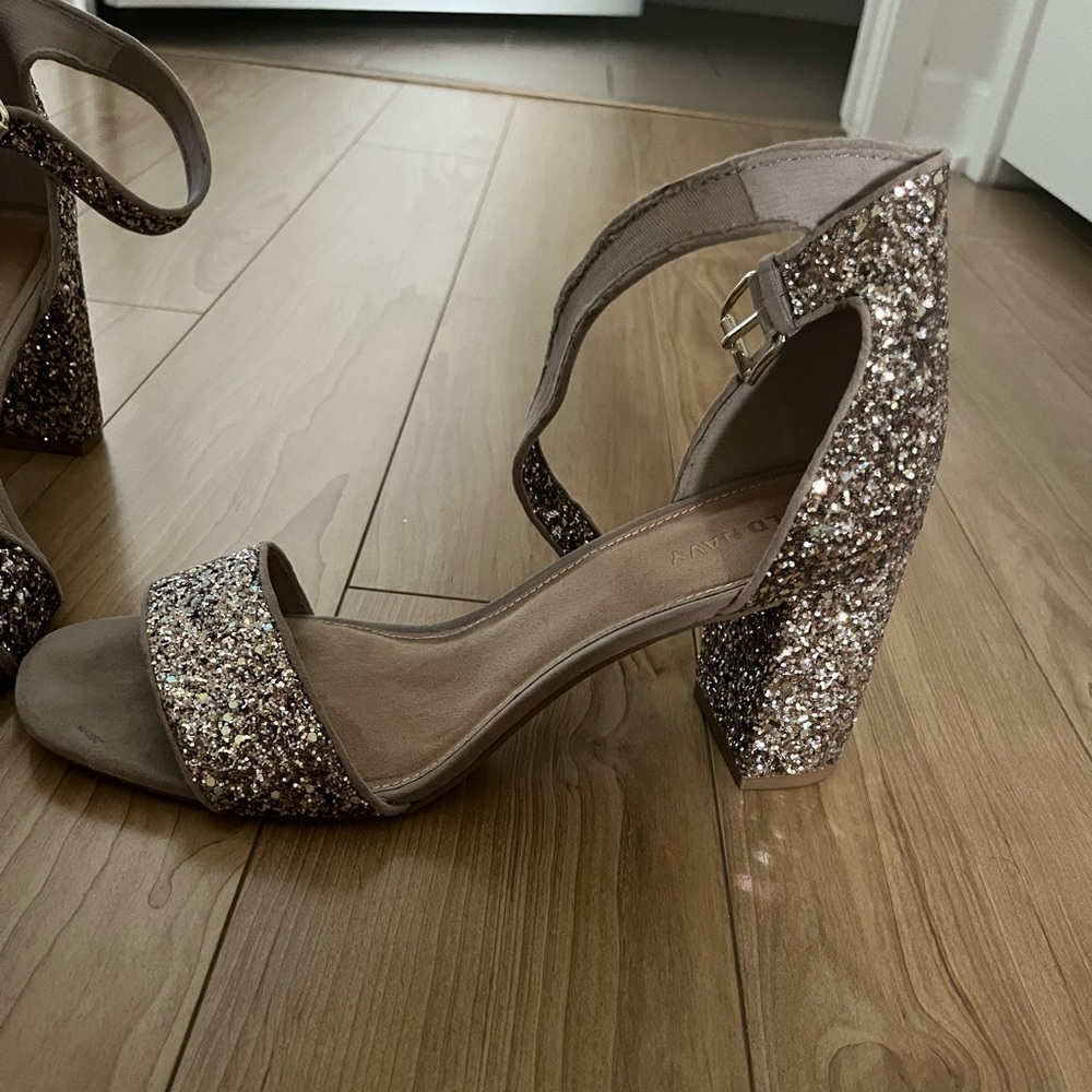 Rose gold heels